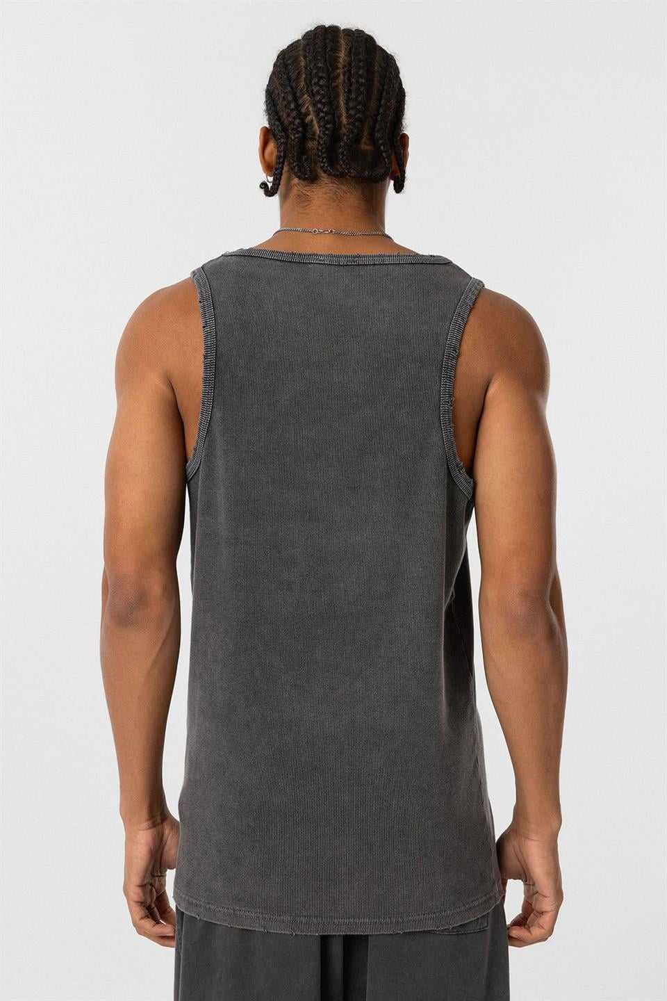 Yıkamalı Tank Top Kaşkorse Atlet