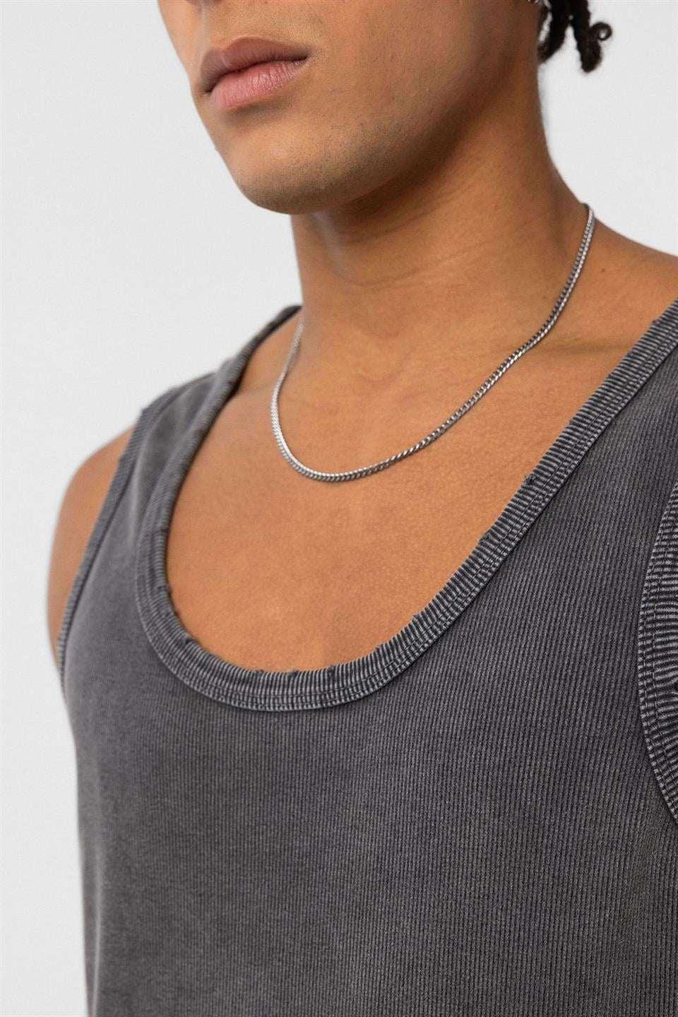 Yıkamalı Tank Top Kaşkorse Atlet