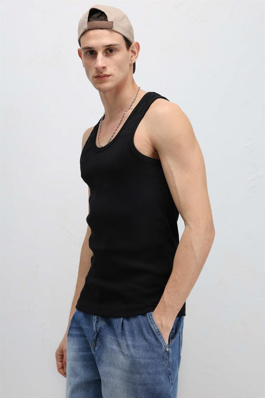 Yıkamalı Tank Top Kaşkorse Atlet