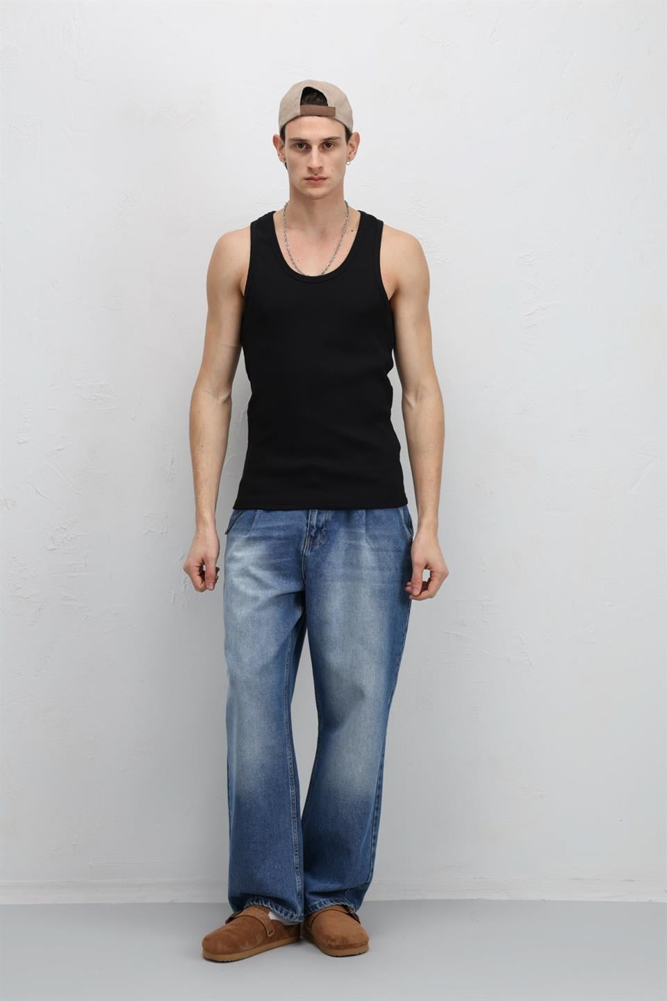 Yıkamalı Tank Top Kaşkorse Atlet