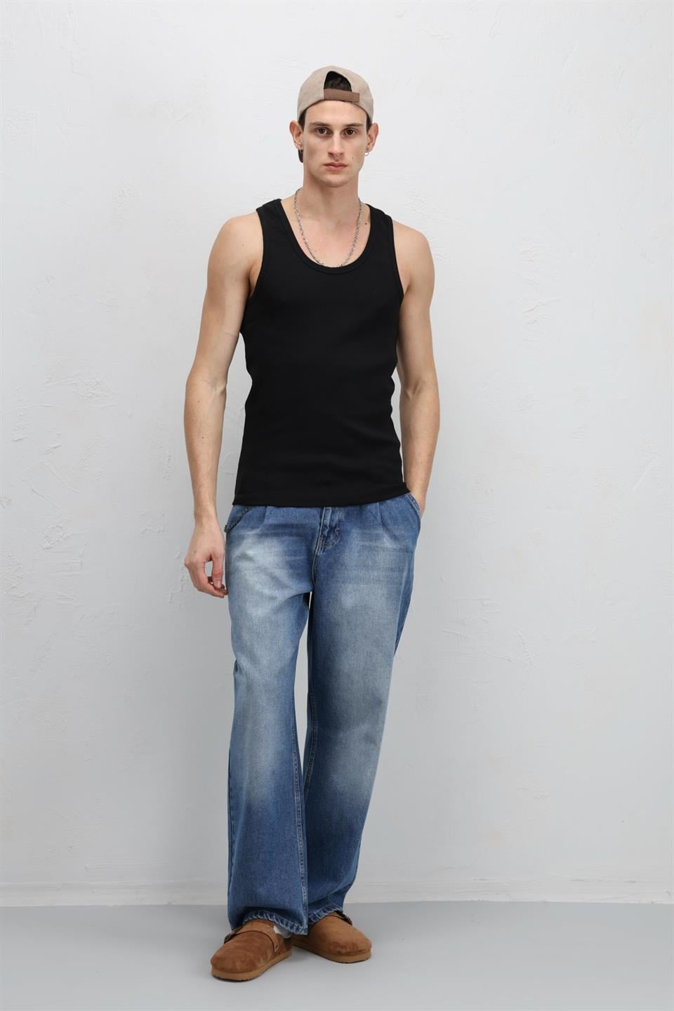 Yıkamalı Tank Top Kaşkorse Atlet