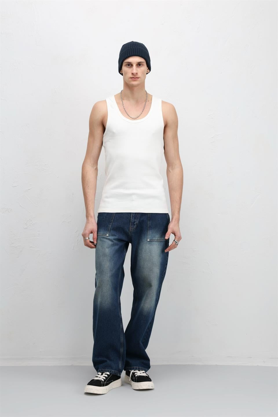 Yıkamalı Tank Top Kaşkorse Atlet
