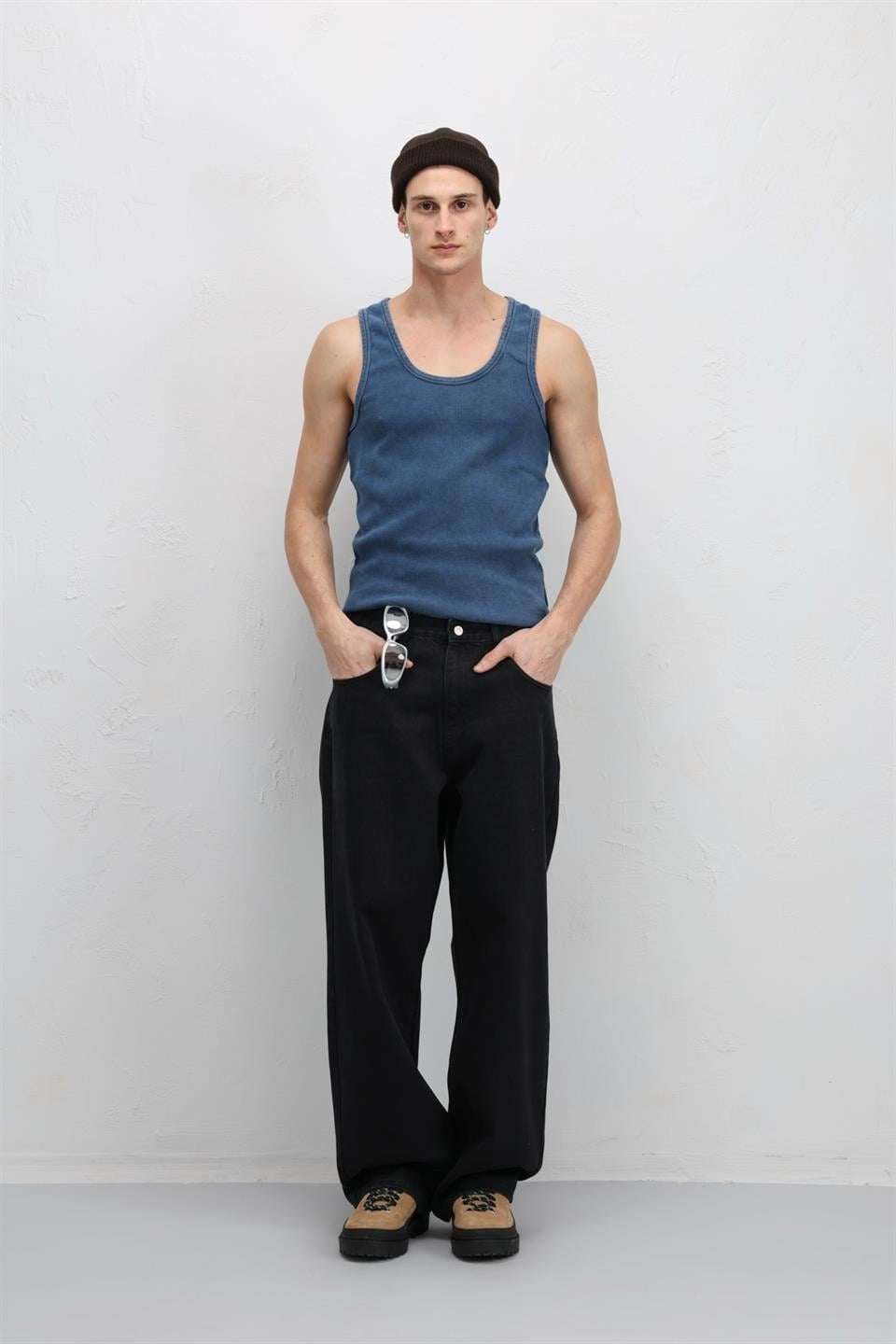 Yıkamalı Tank Top Kaşkorse Atlet