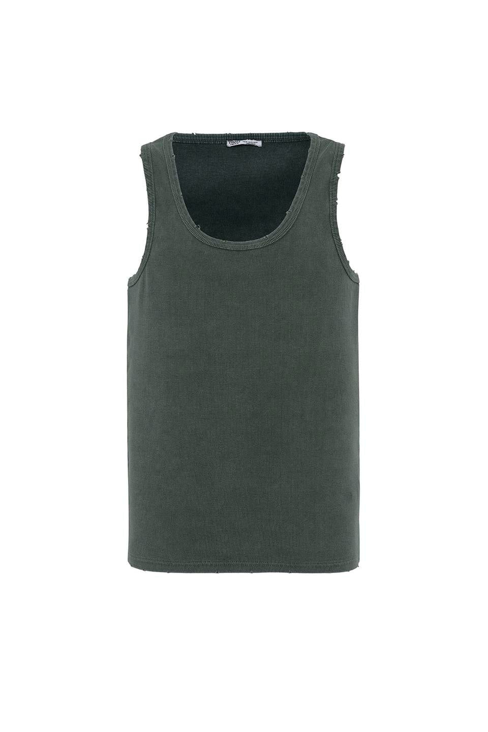 Yıkamalı Tank Top Kaşkorse Atlet
