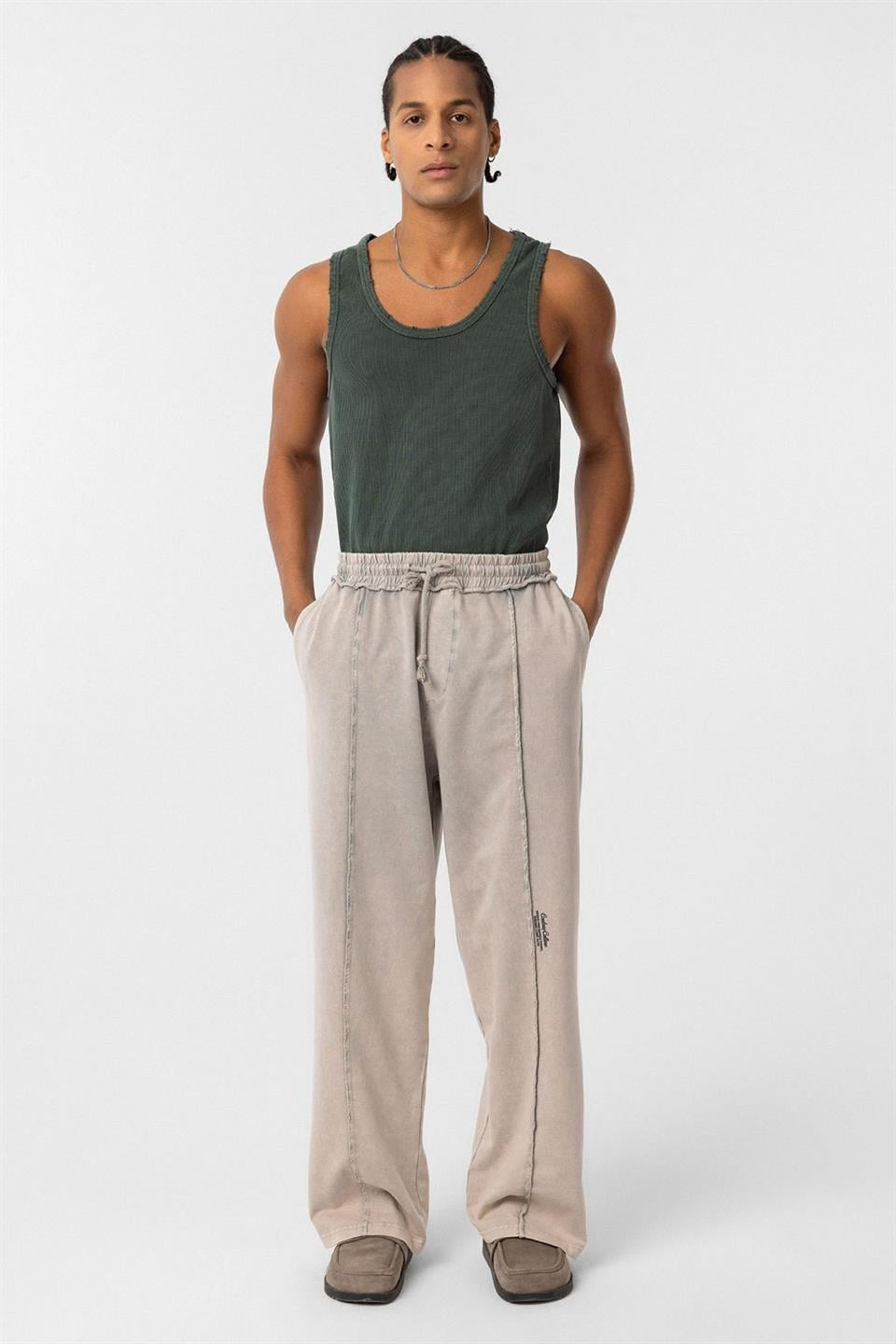 Yıkamalı Tank Top Kaşkorse Atlet