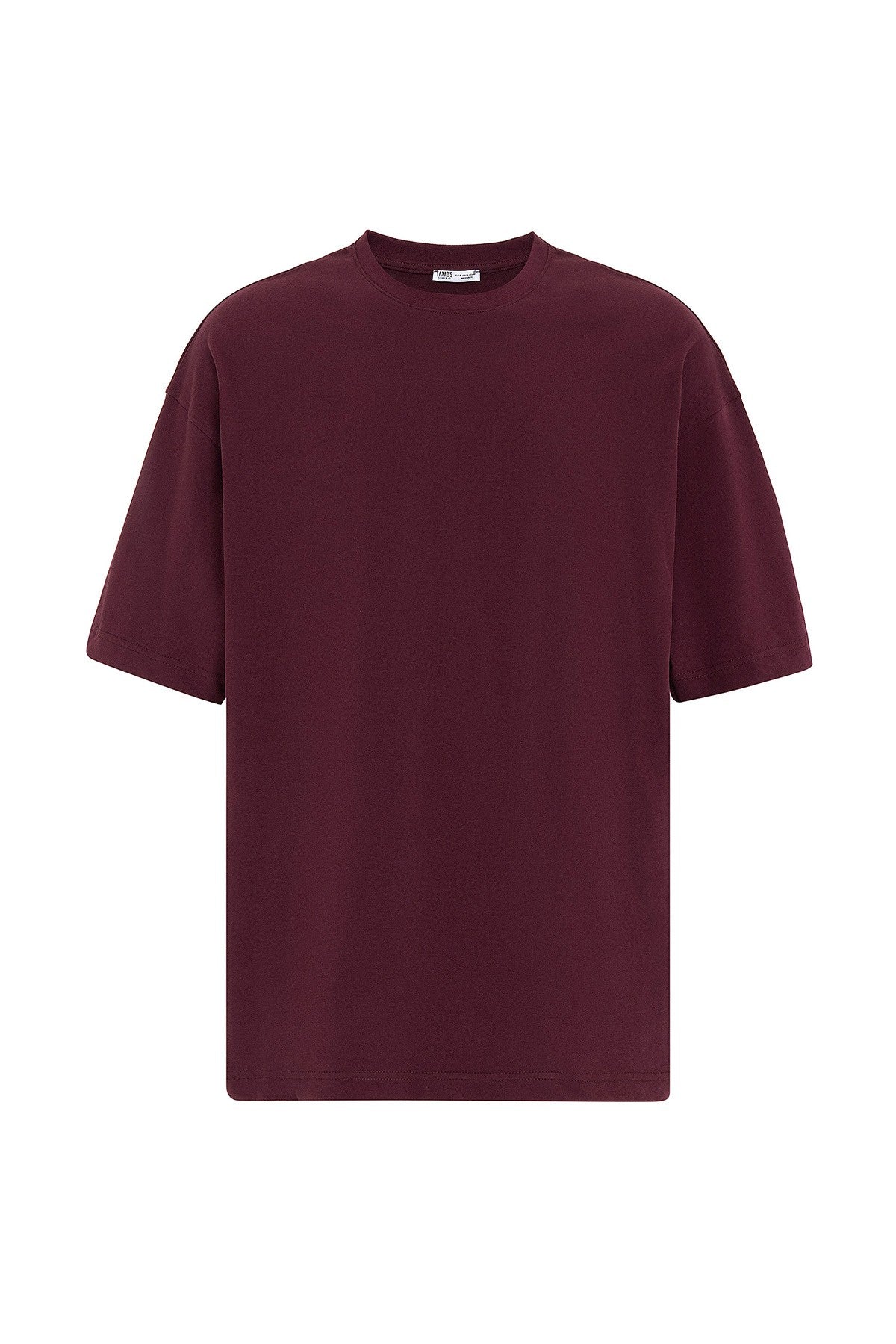 Basic Oversize Bisiklet Yaka Tişört