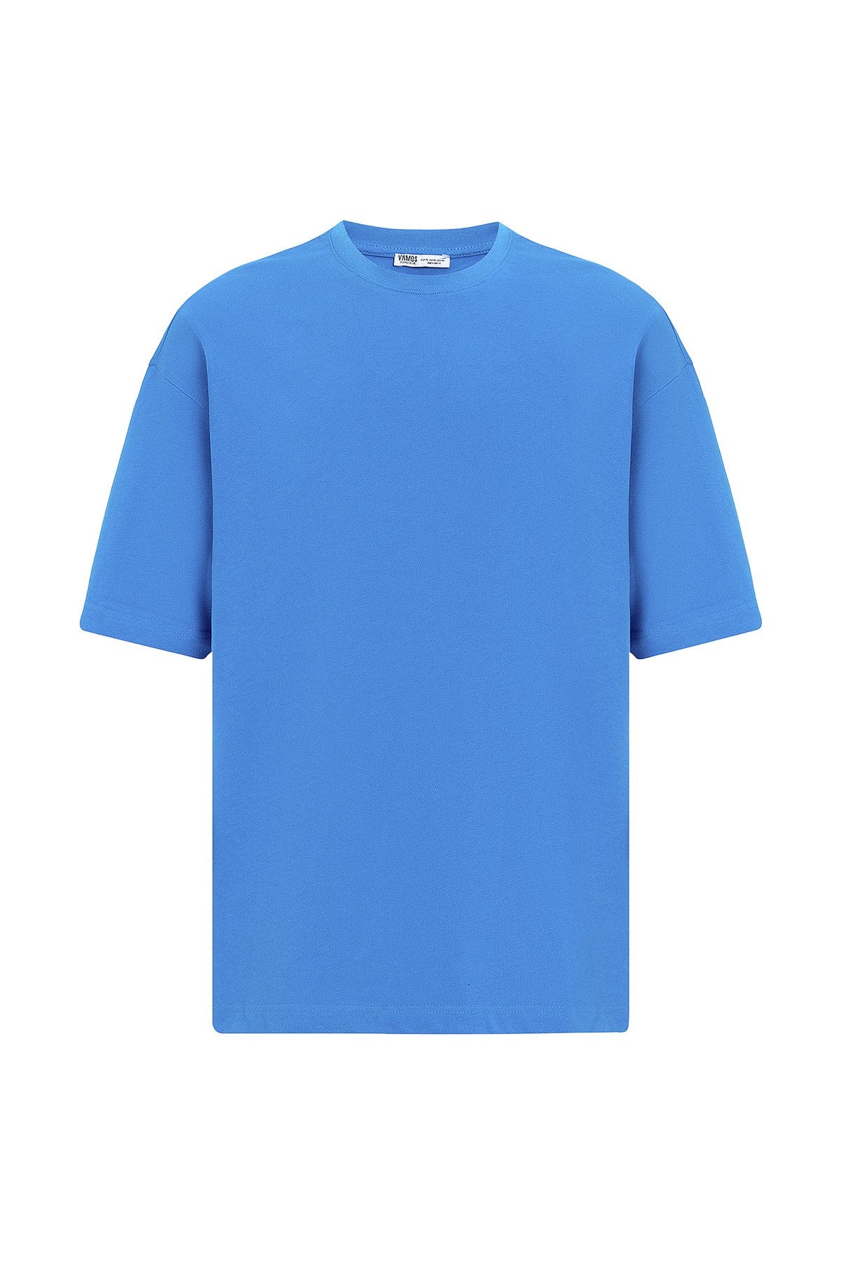 Basic Oversize Bisiklet Yaka Tişört