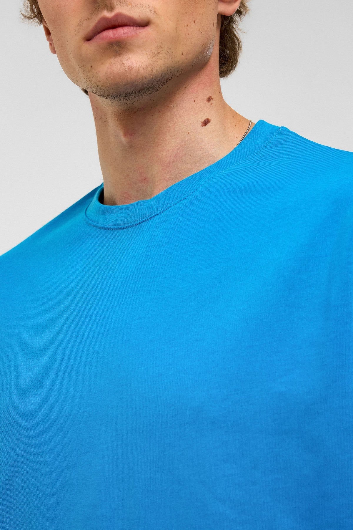 Basic Oversize Bisiklet Yaka Tişört