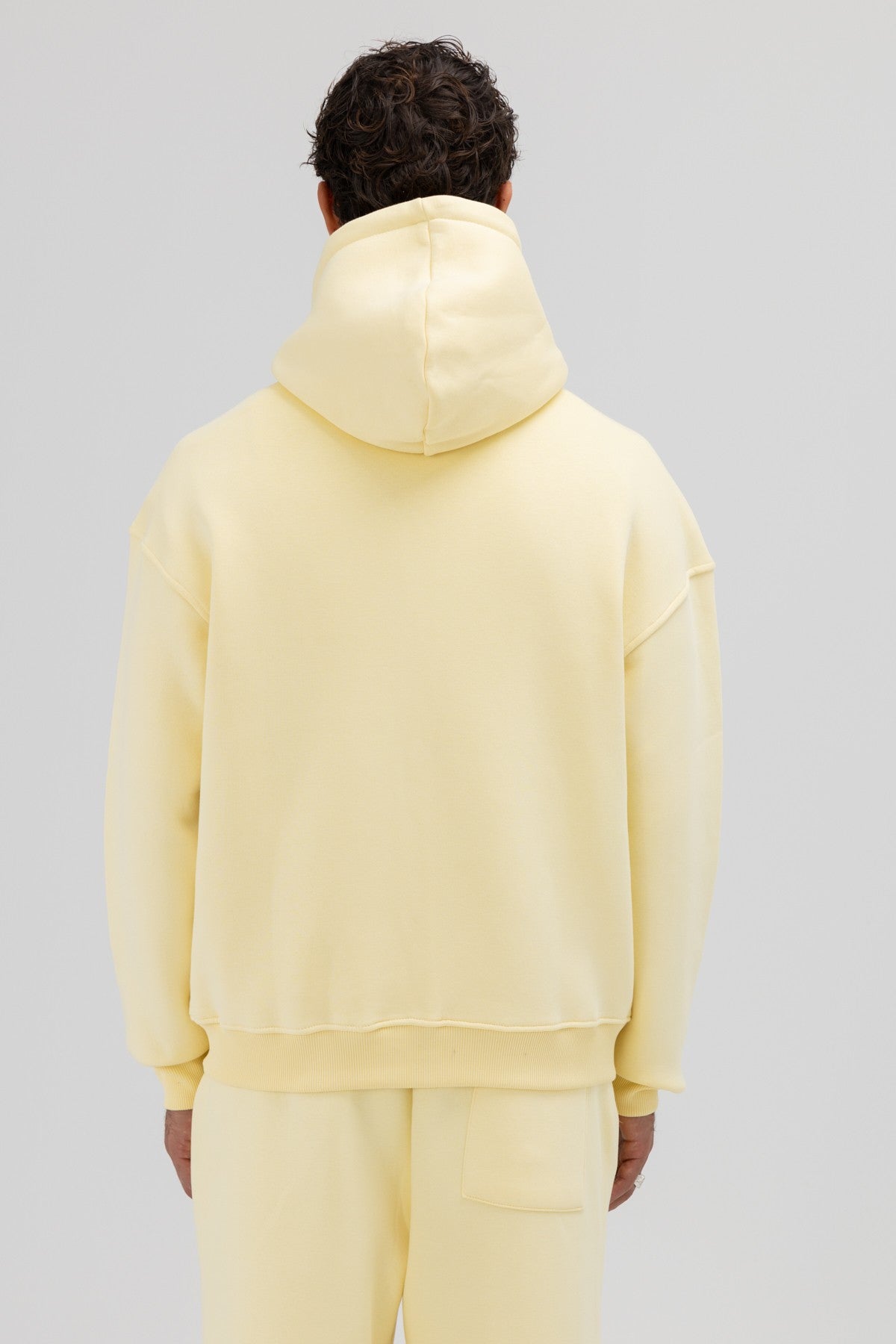 Basic Fermuarlı Oversize Kapüşonlu Sweatshirt