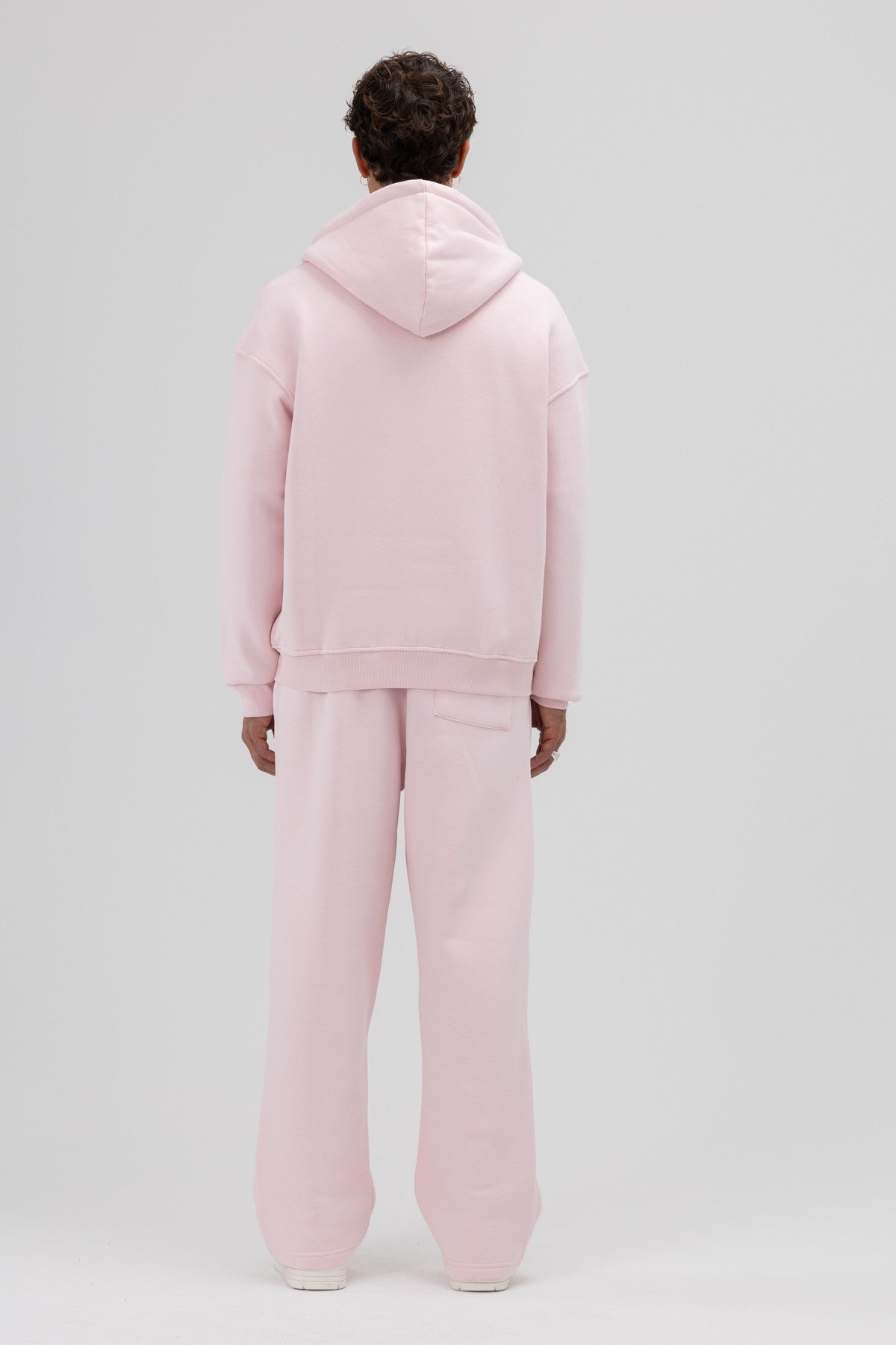 Basic Fermuarlı Oversize Kapüşonlu Sweatshirt