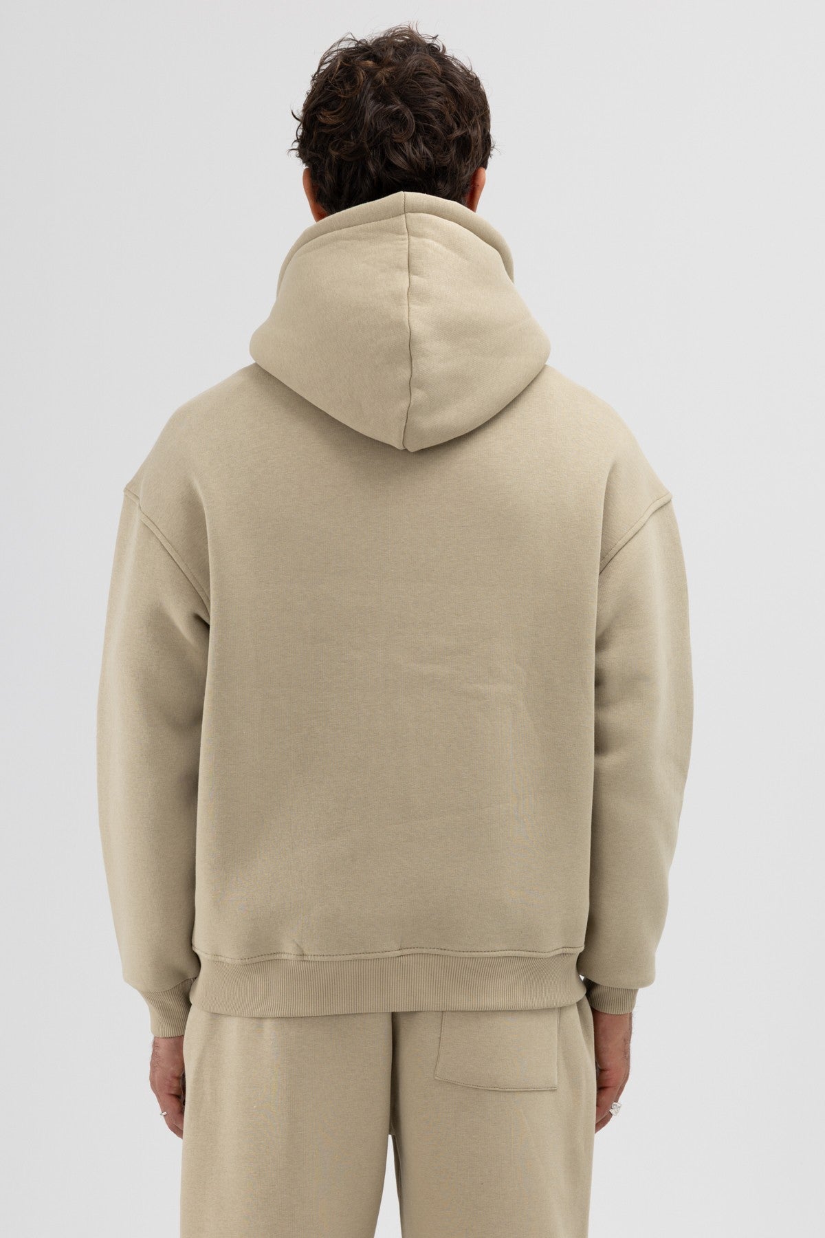 Basic Oversize Kapüşonlu Sweatshirt