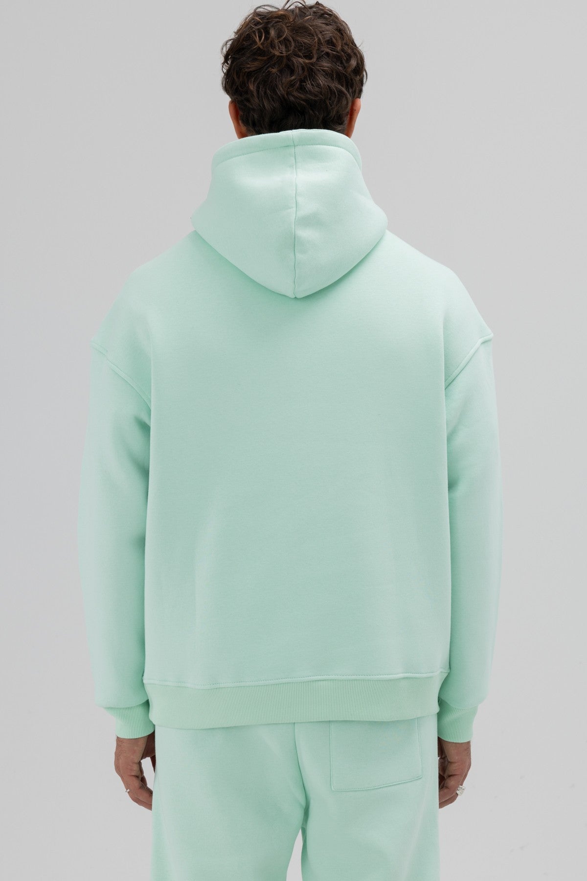 Basic Oversize Kapüşonlu Sweatshirt