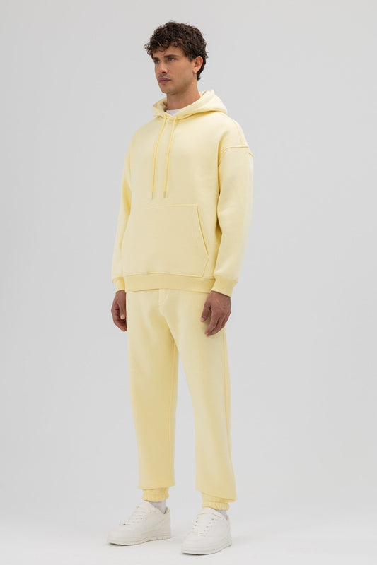 Basic Oversize Kapüşonlu Sweatshirt