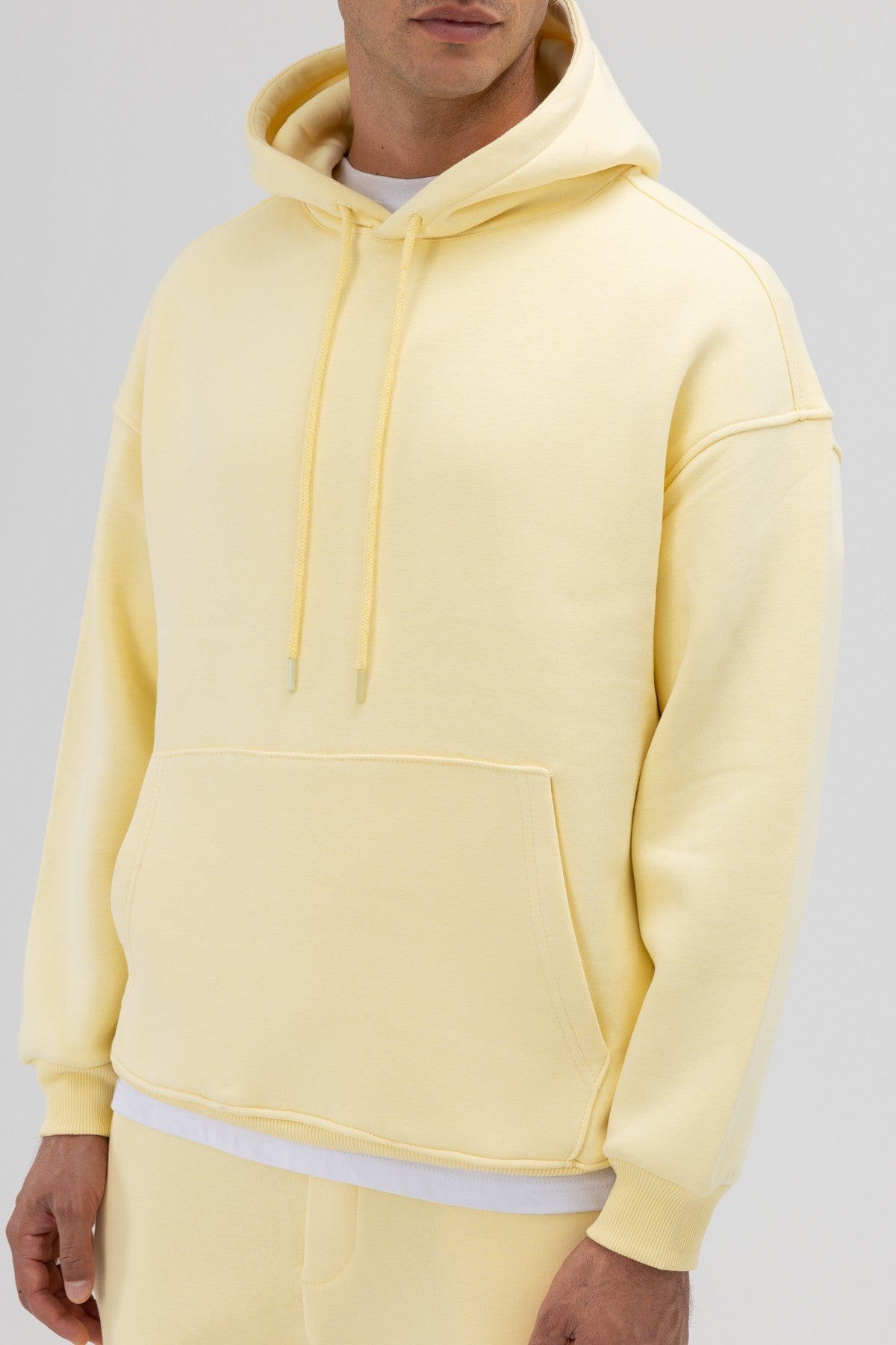 Basic Oversize Kapüşonlu Sweatshirt