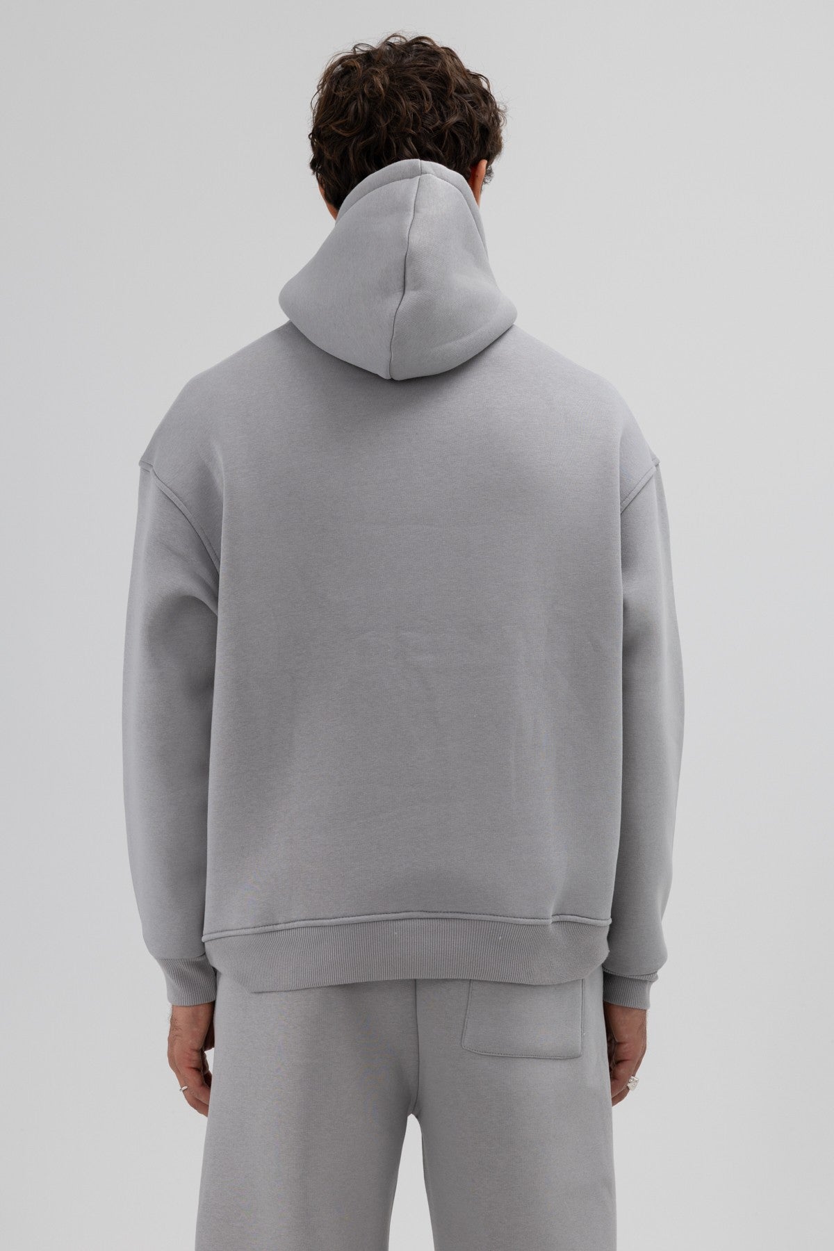 Basic Oversize Kapüşonlu Sweatshirt