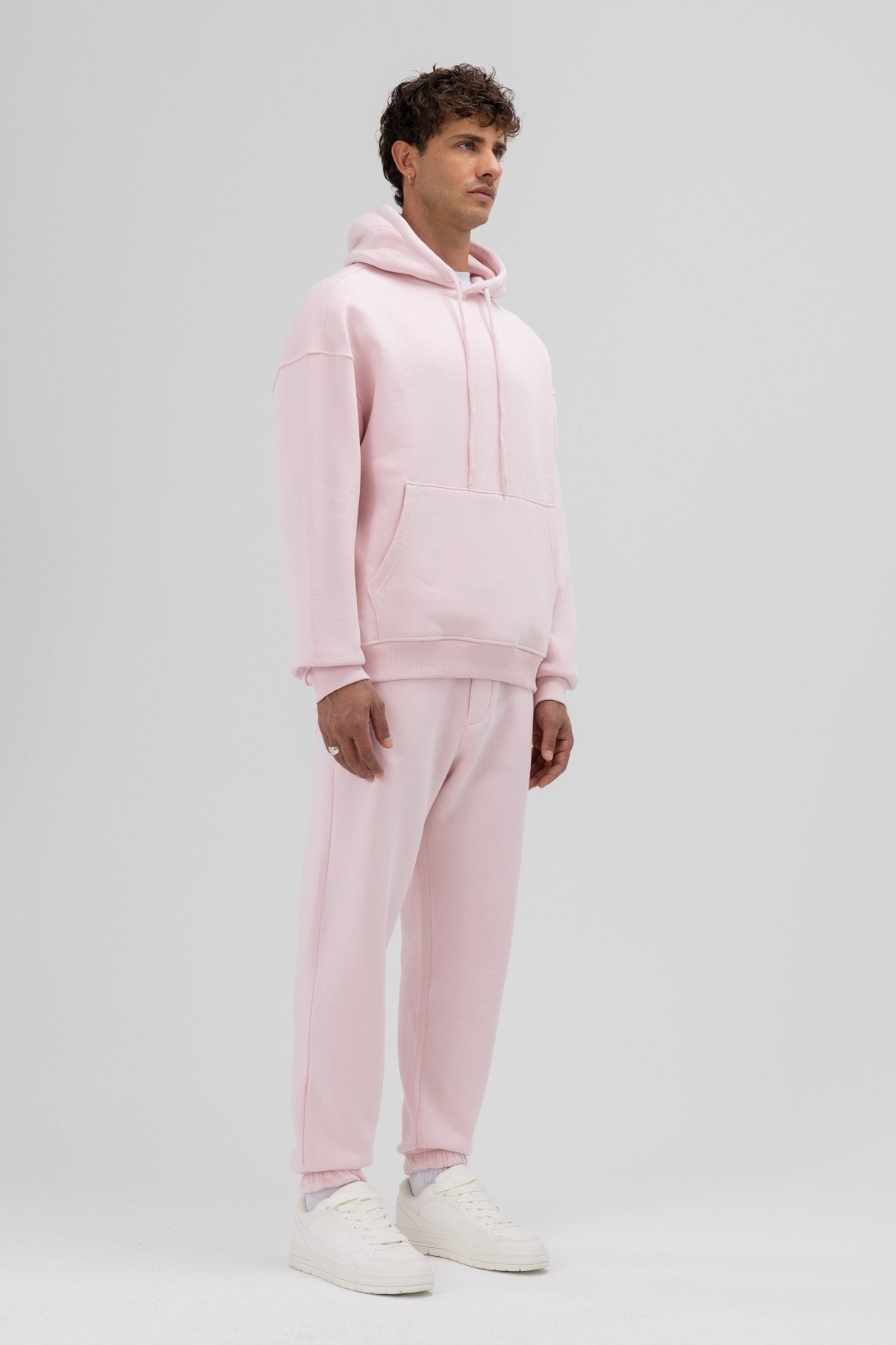 Basic Oversize Kapüşonlu Sweatshirt