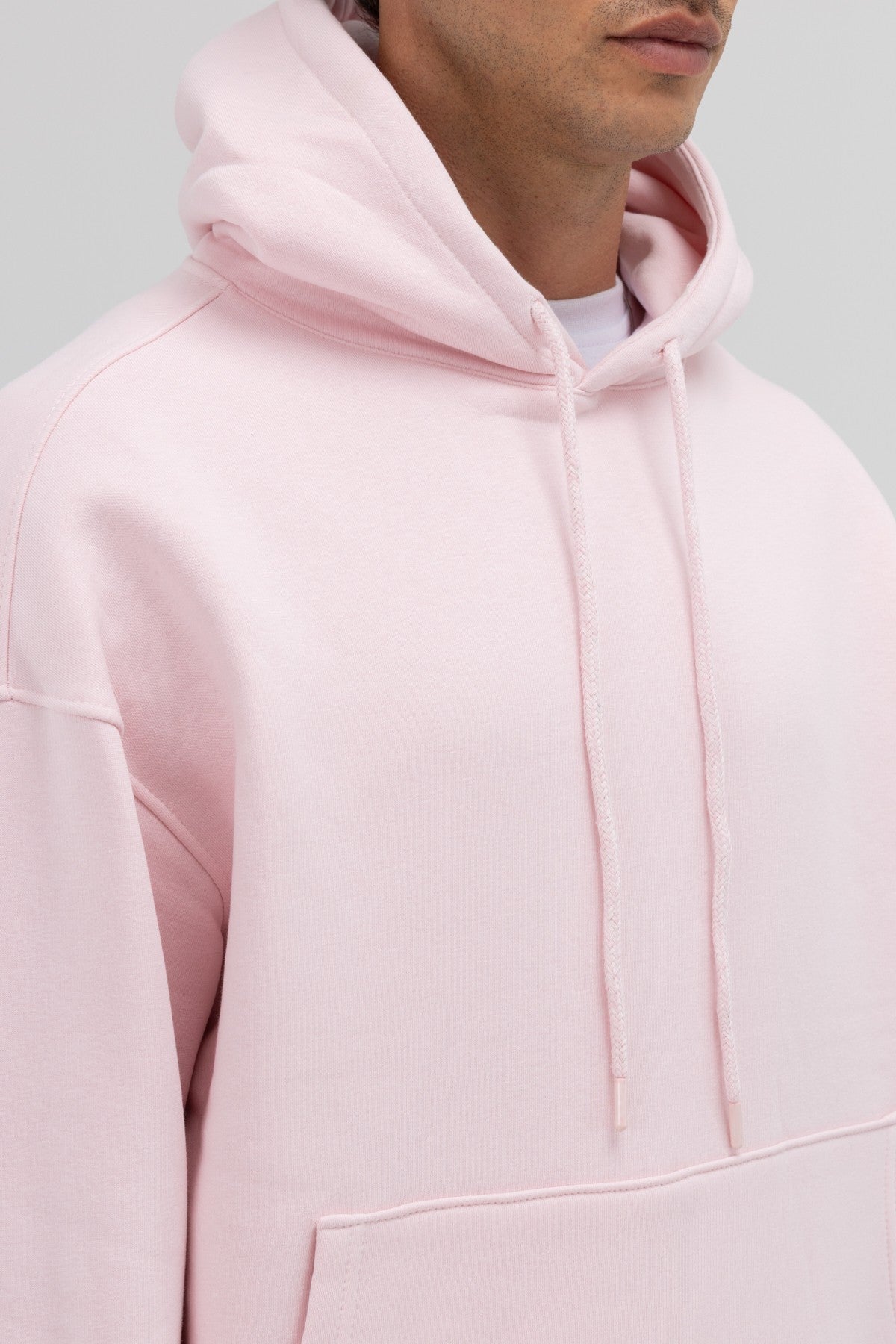 Basic Oversize Kapüşonlu Sweatshirt