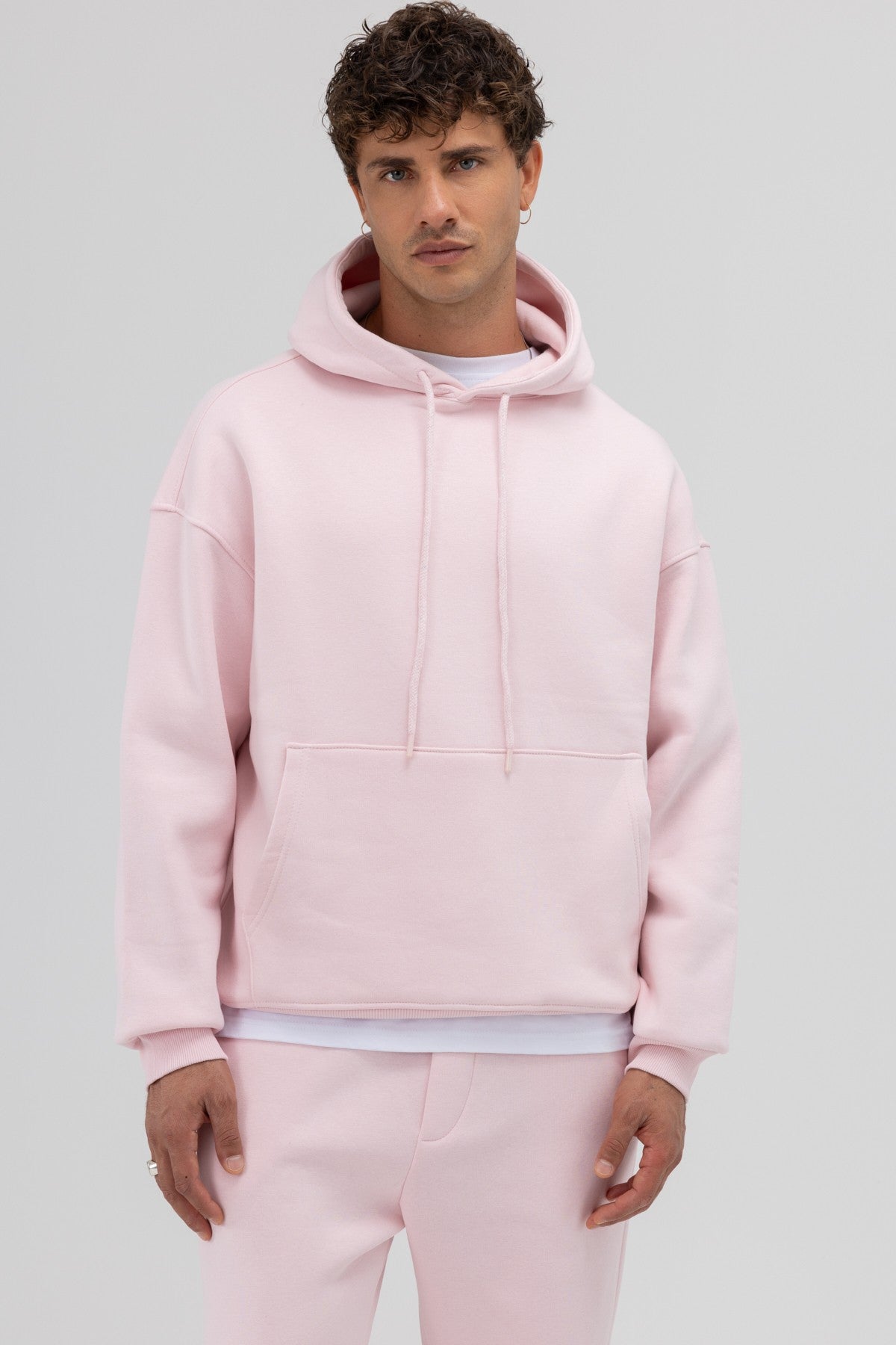 Basic Oversize Kapüşonlu Sweatshirt