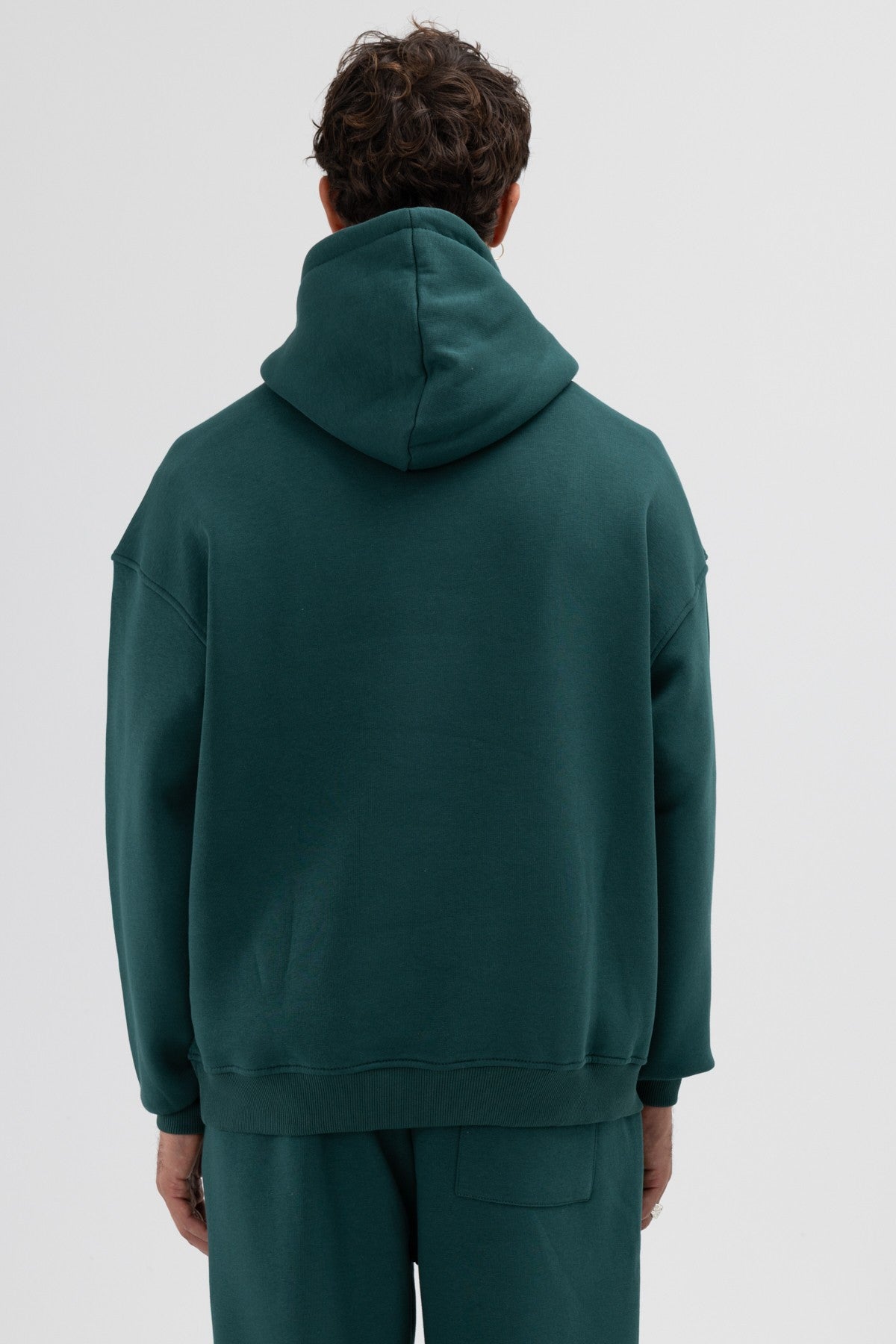 Basic Oversize Kapüşonlu Sweatshirt
