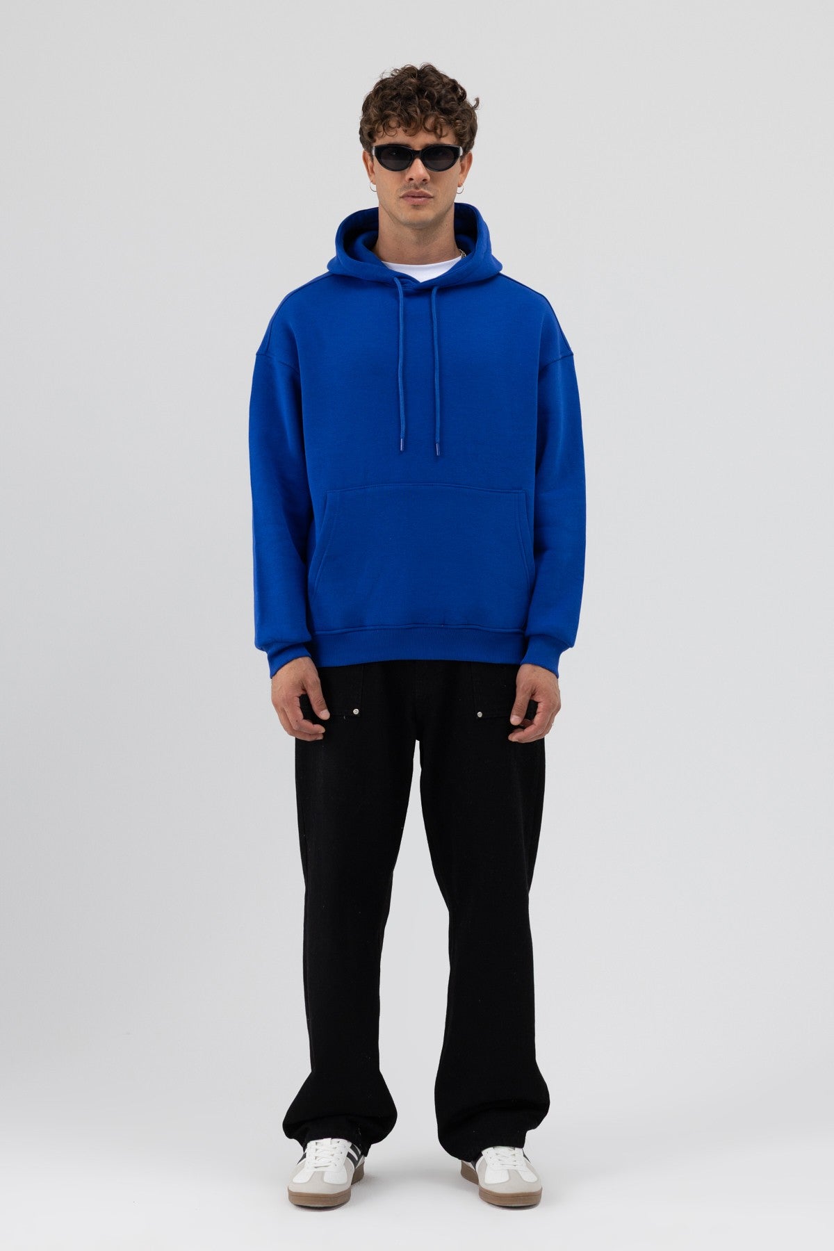 Basic Oversize Kapüşonlu Sweatshirt