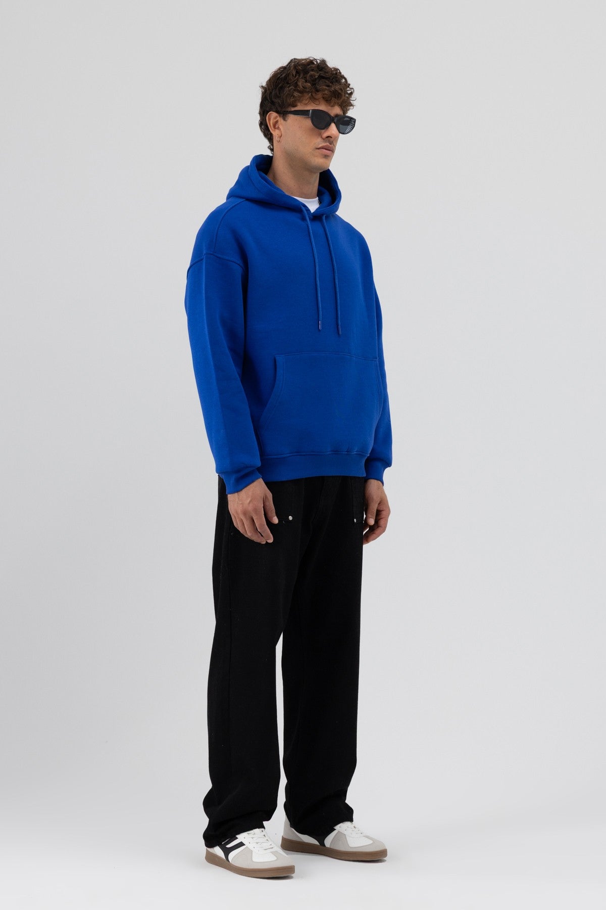 Basic Oversize Kapüşonlu Sweatshirt