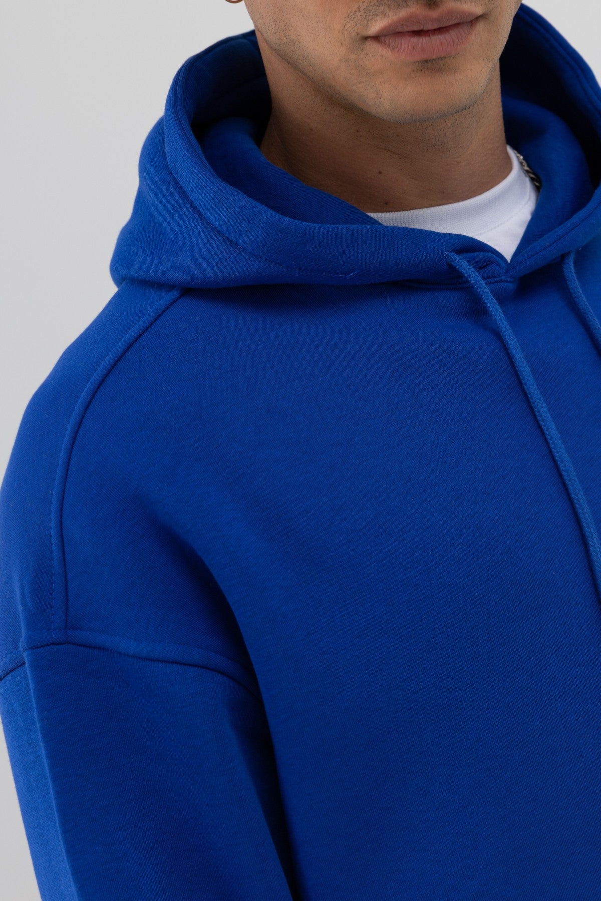Basic Oversize Kapüşonlu Sweatshirt
