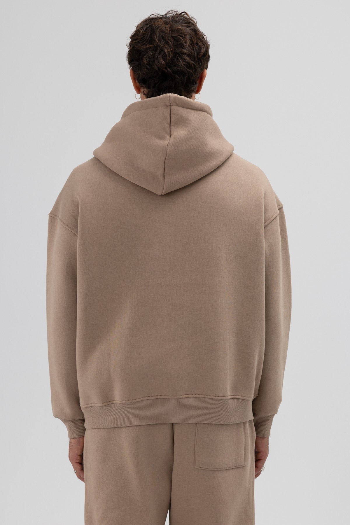 Basic Oversize Kapüşonlu Sweatshirt