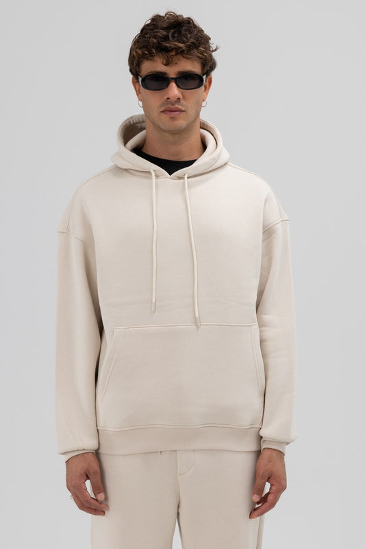 Basic Oversize Kapüşonlu Sweatshirt