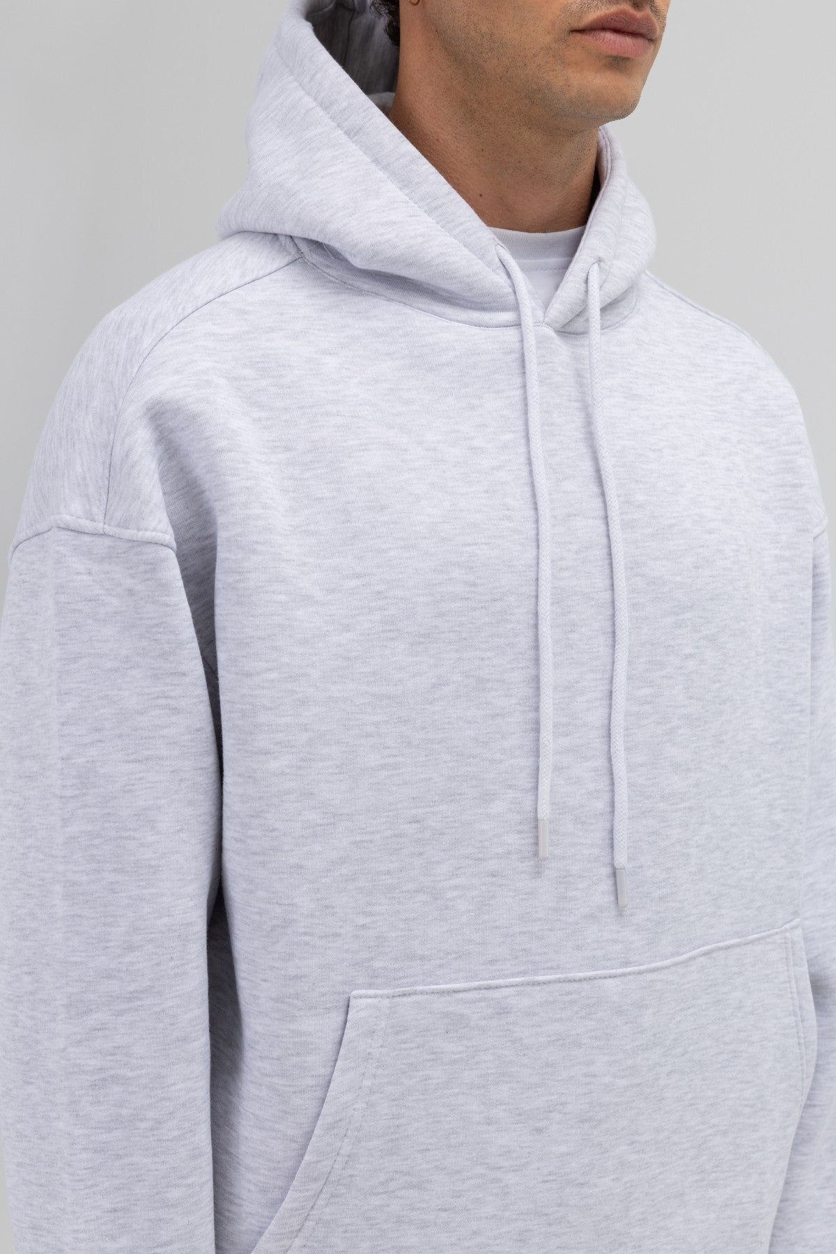 Basic Oversize Kapüşonlu Sweatshirt