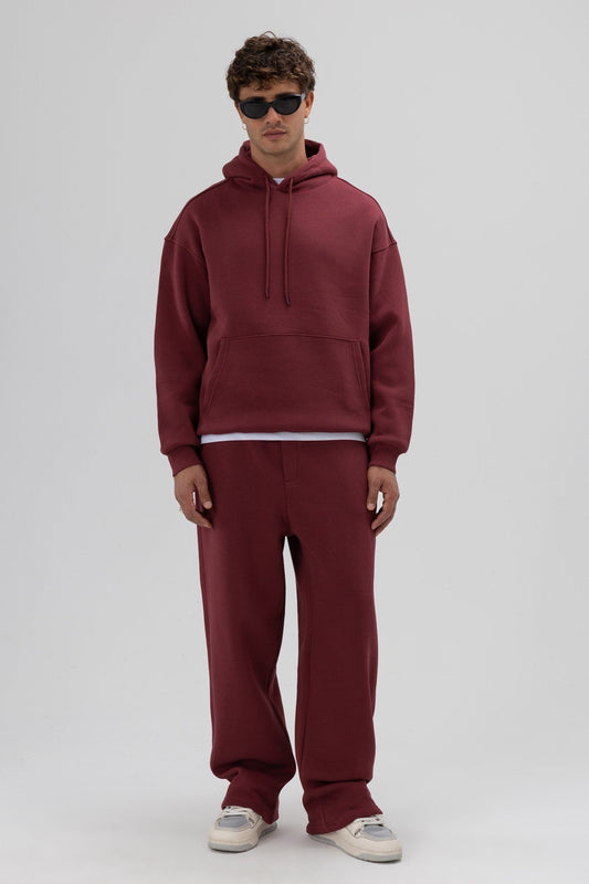 Basic Oversize Kapüşonlu Sweatshirt