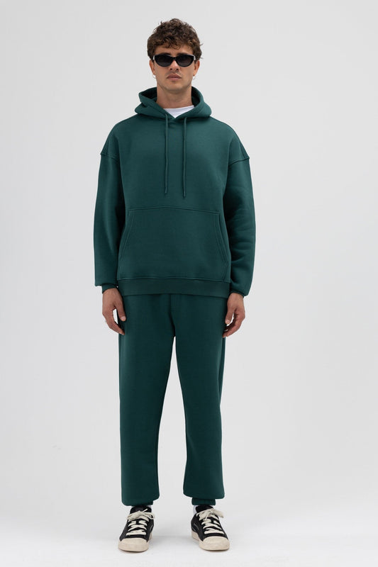 Basic Oversize Kapüşonlu Sweatshirt
