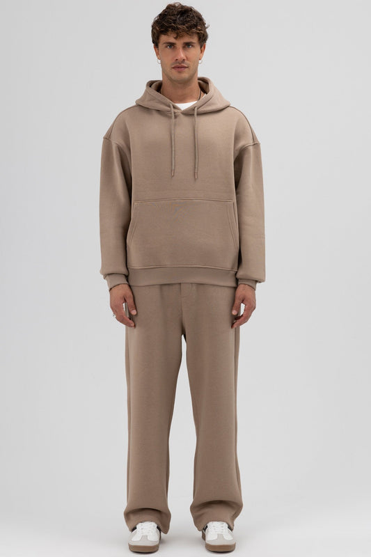 Basic Oversize Kapüşonlu Sweatshirt