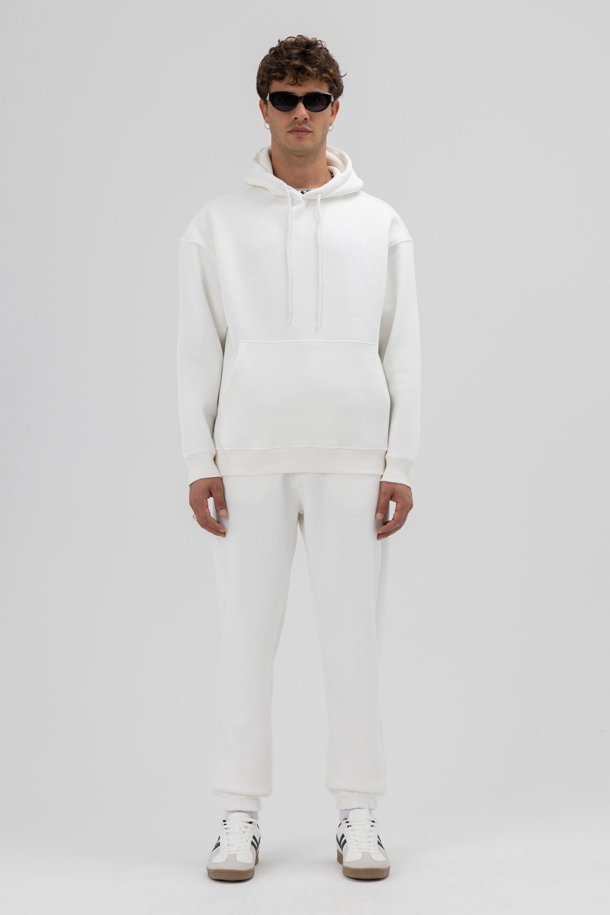 Basic Oversize Kapüşonlu Sweatshirt