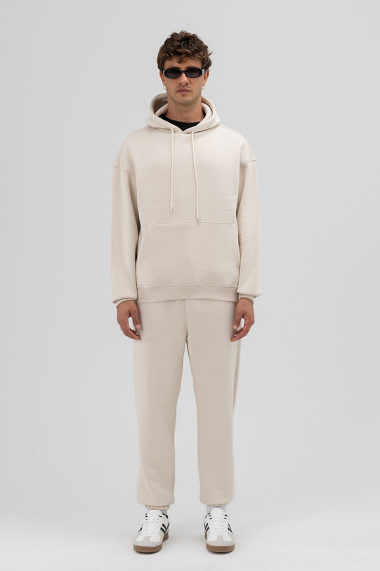 Basic Oversize Kapüşonlu Sweatshirt