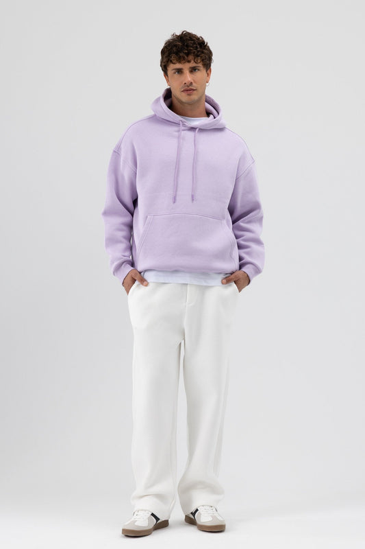 Basic Oversize Kapüşonlu Sweatshirt