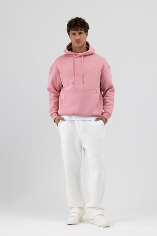 Basic Oversize Kapüşonlu Sweatshirt