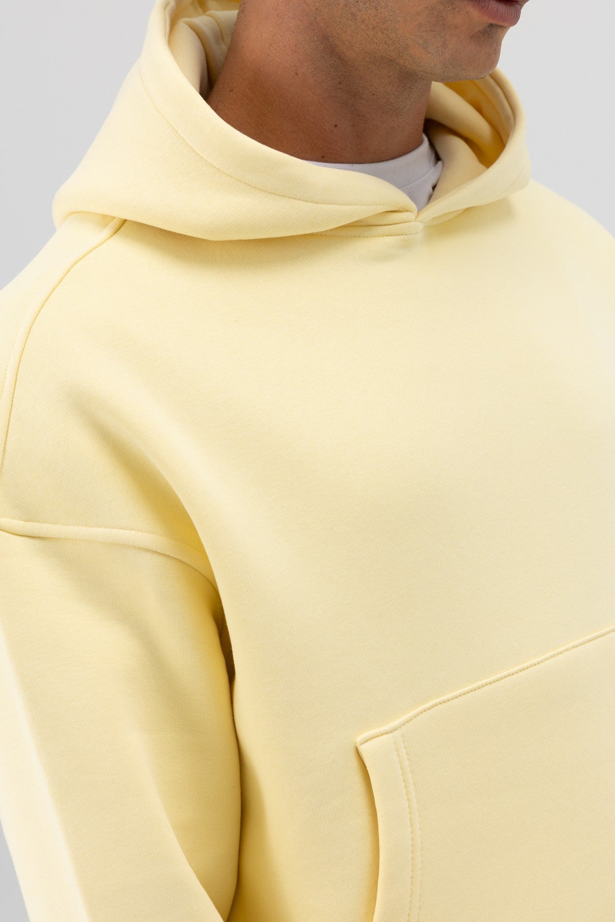 Basic Kapüşonlu Boxy Fit Sweatshirt