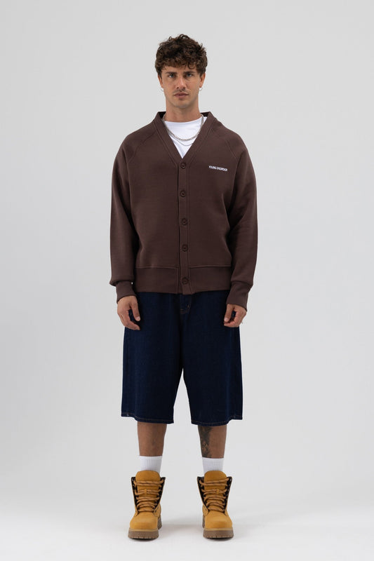 Oversize Düğmeli Sweatshirt
