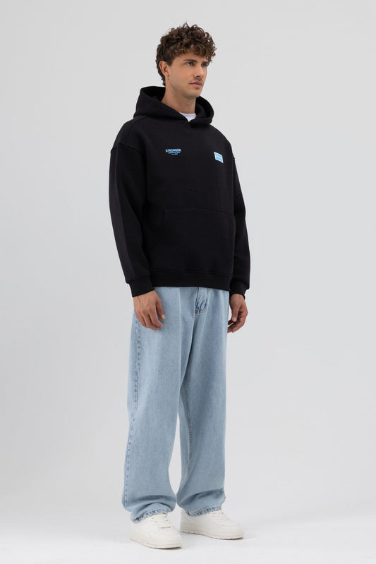 Oversize Arka Baskılı Sweatshirt