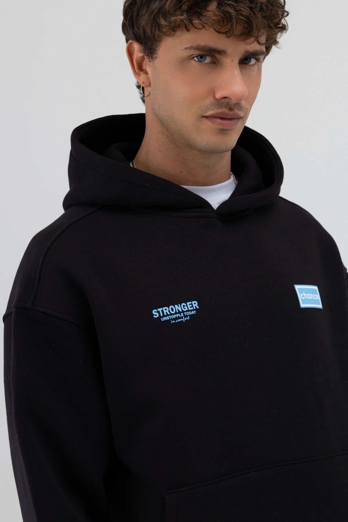 Oversize Arka Baskılı Sweatshirt