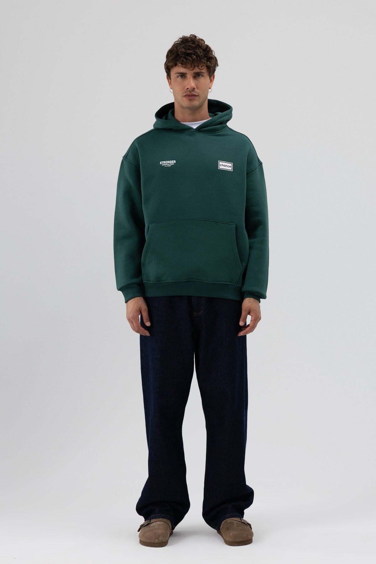 Oversize Arka Baskılı Sweatshirt