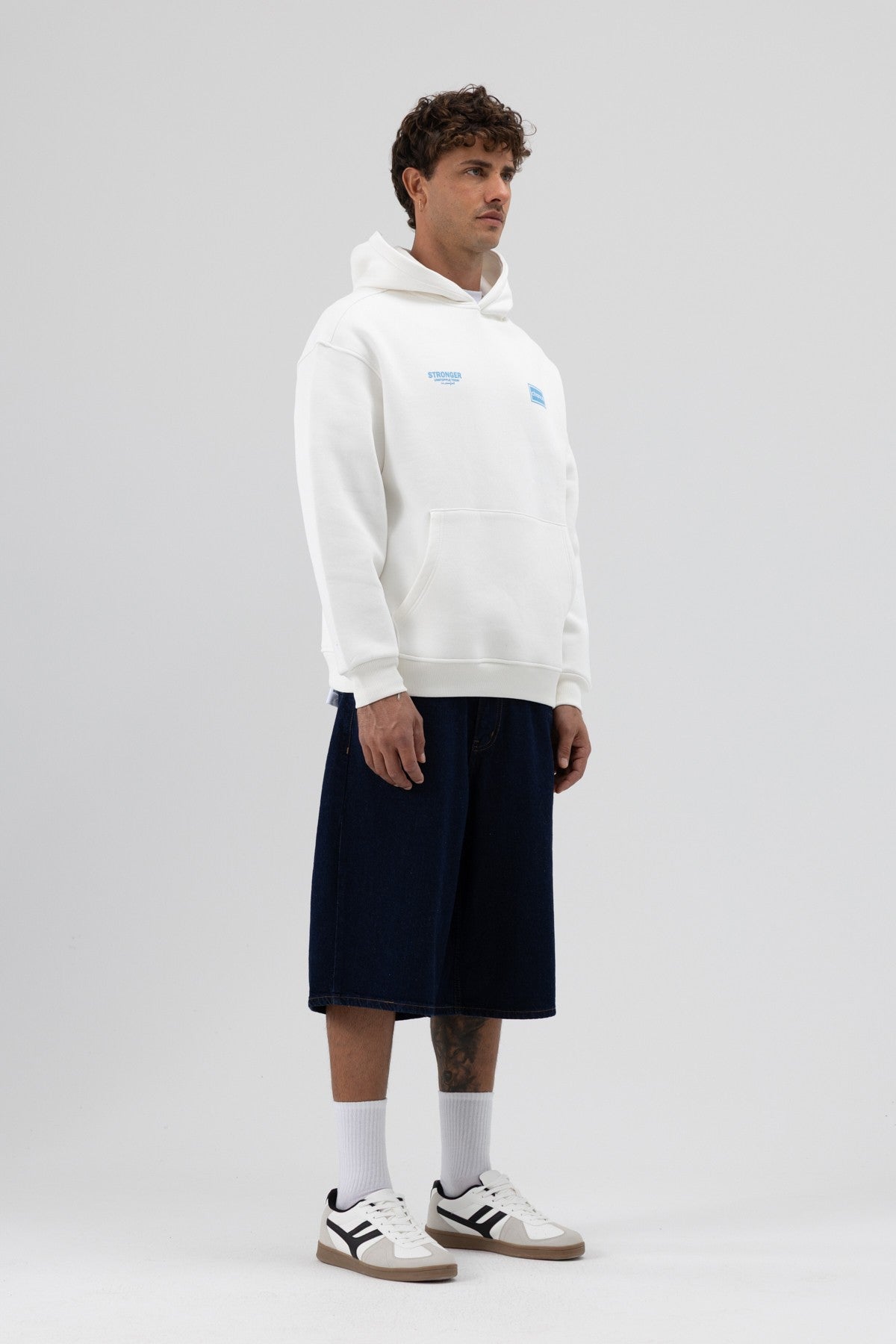 Oversize Arka Baskılı Sweatshirt