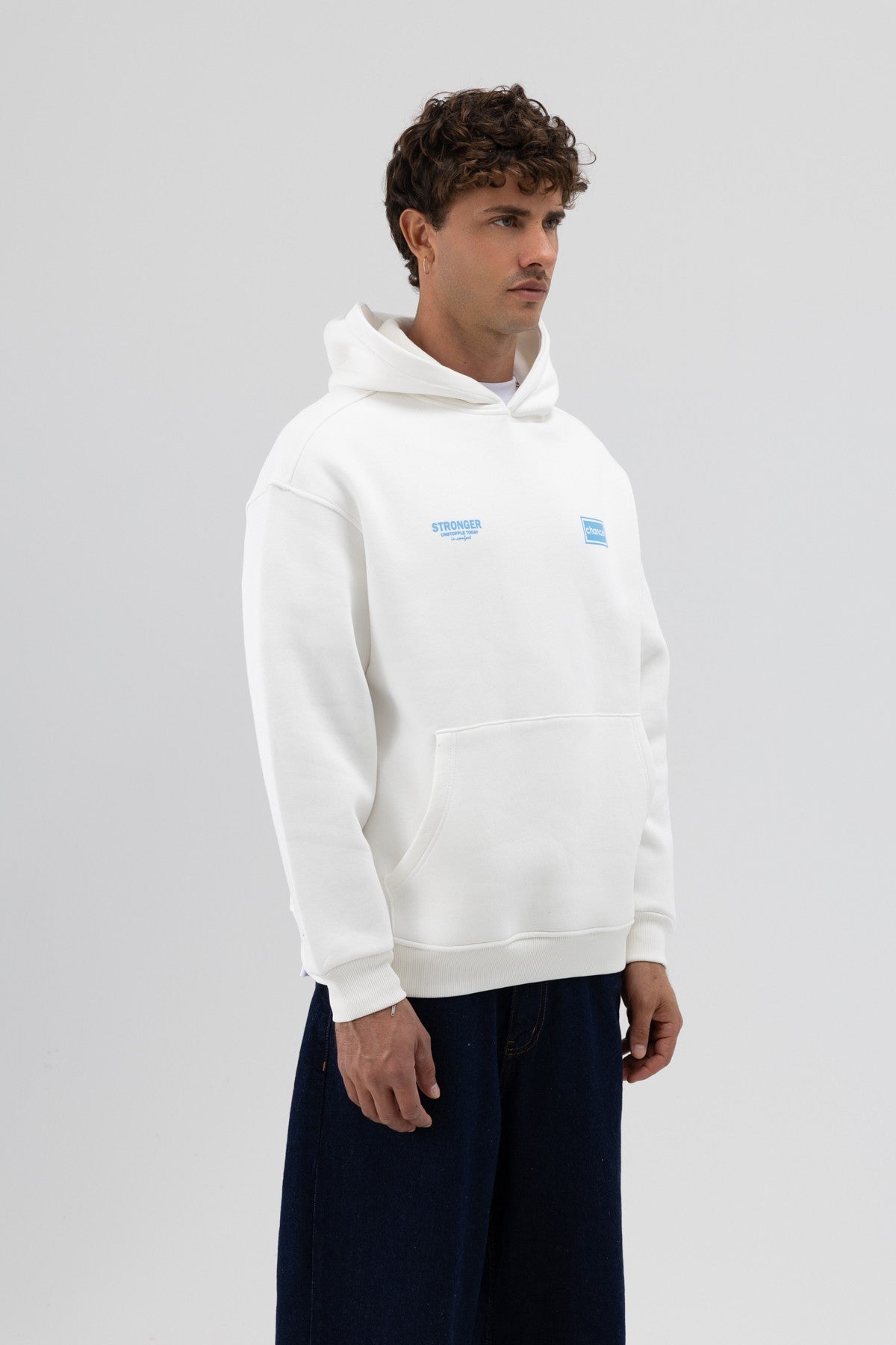 Oversize Arka Baskılı Sweatshirt