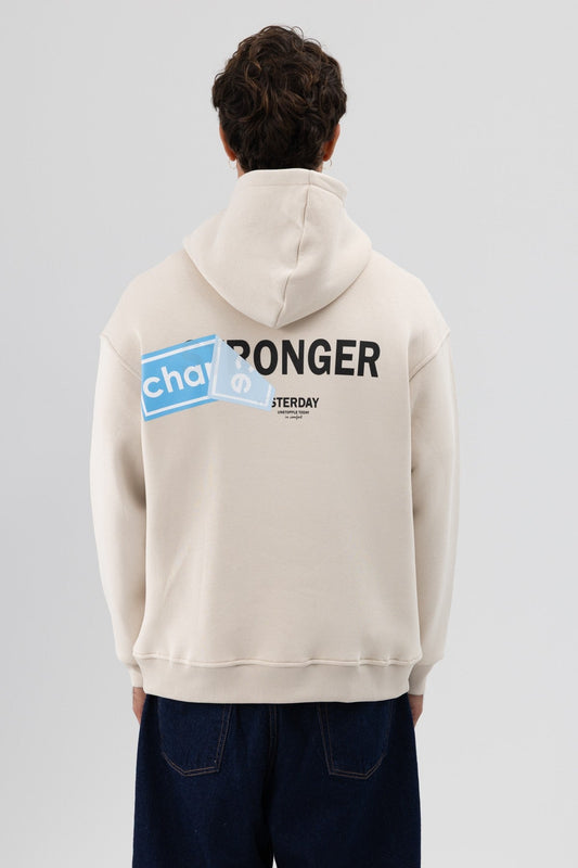 Oversize Arka Baskılı Sweatshirt