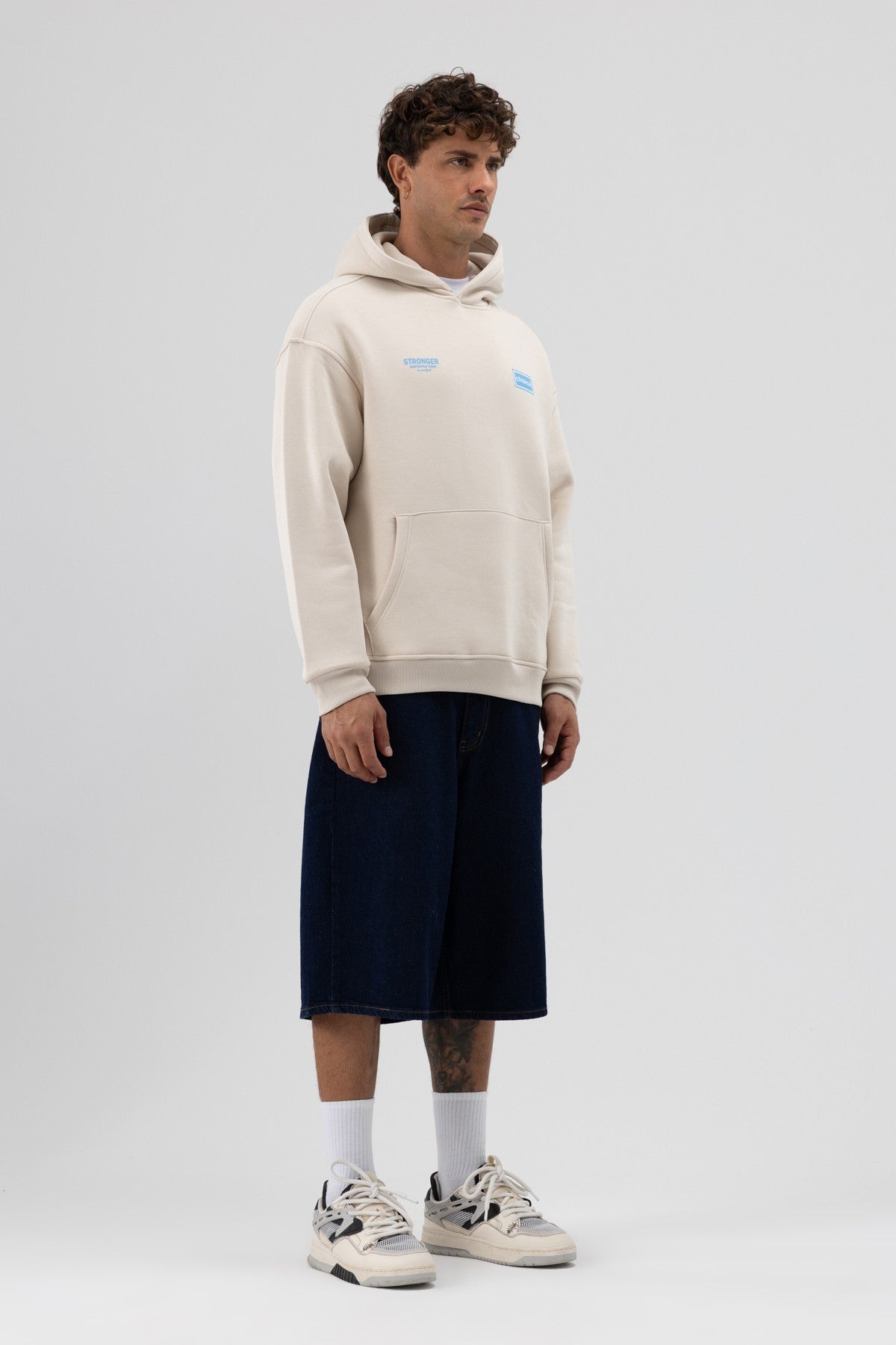 Oversize Arka Baskılı Sweatshirt