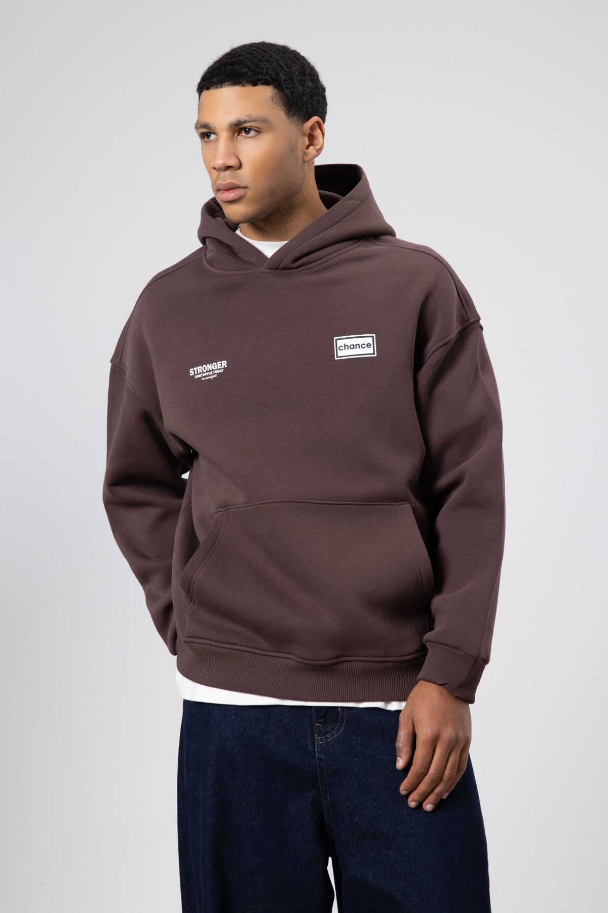 Oversize Arka Baskılı Sweatshirt