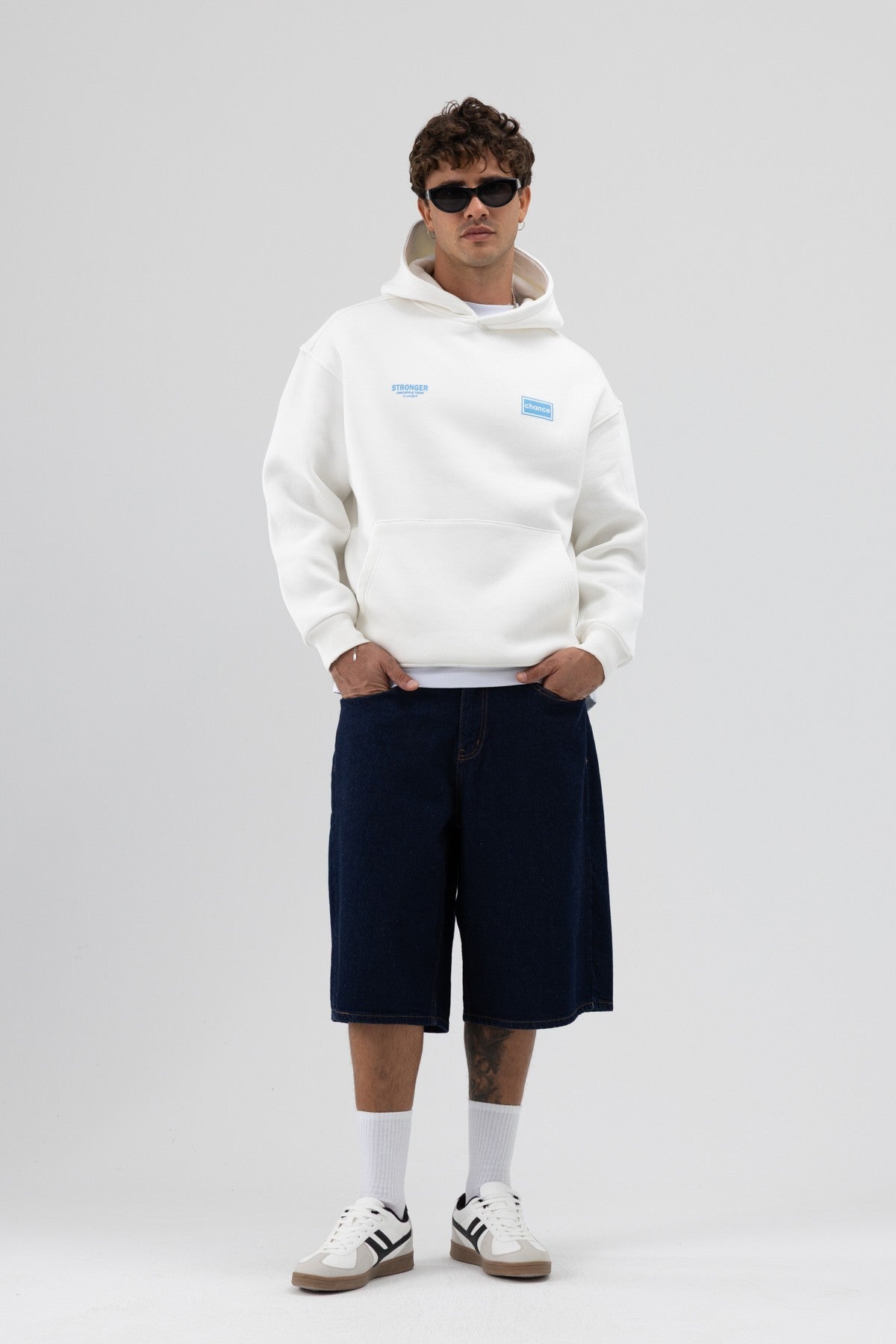 Oversize Arka Baskılı Sweatshirt