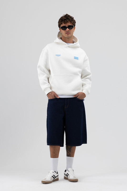 Oversize Arka Baskılı Sweatshirt