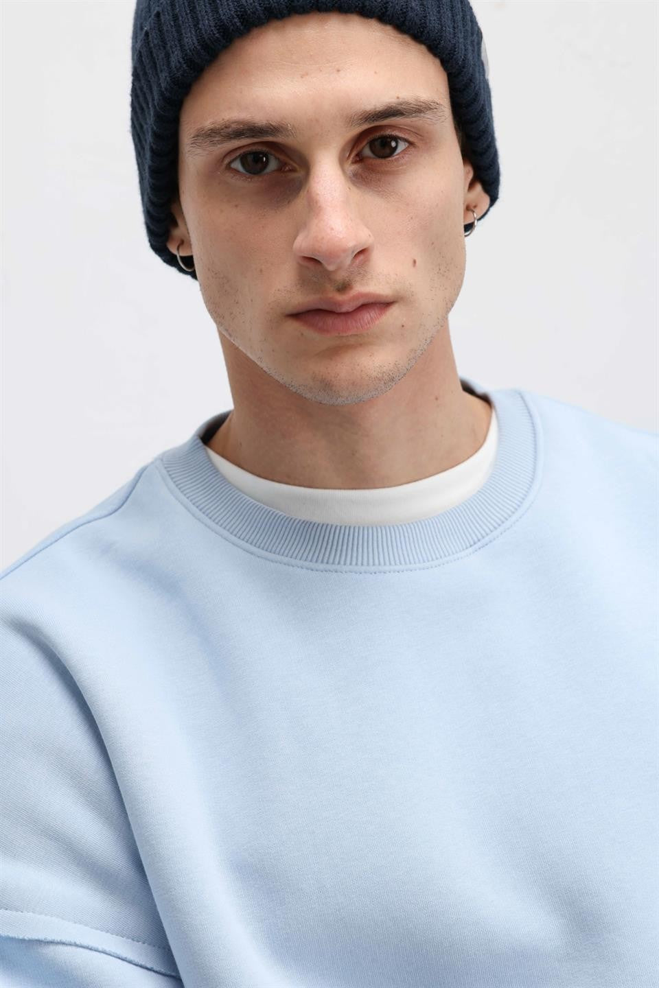 Boxy Fit Basic Sweatshirt