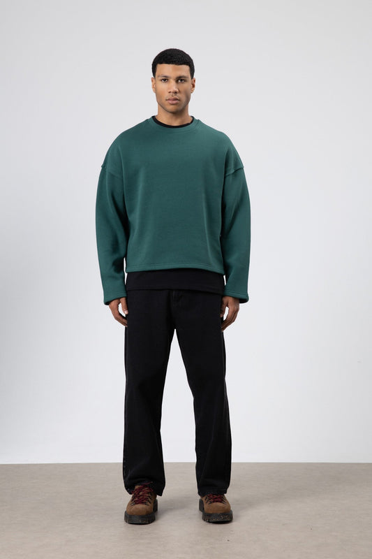 Boxy Fit Basic Sweatshirt